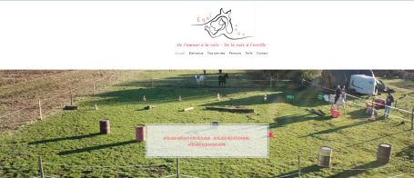 Site Internet Equi'sens site ineternet equisens